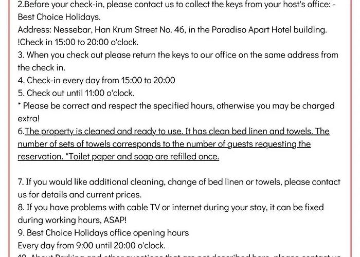 Paradiso 'в' 106 Private Cozy 아파트